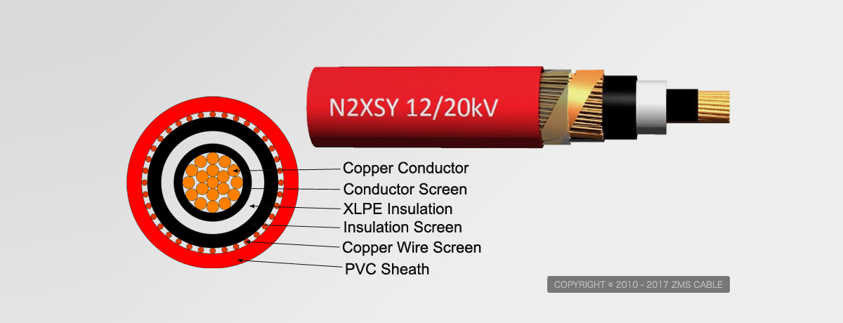 Copper Conductor Low Voltage Power Cable/ XLPE PVC Power Cable